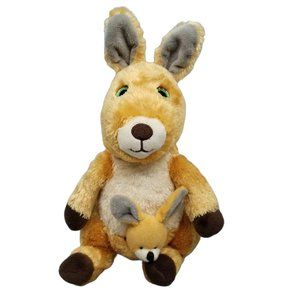 Winkeez Kara Kangaroo Mother Joey 10" Plush Animal